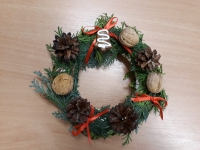 Příprava adventního věnce
